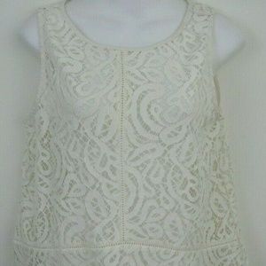Ann Taylor Loft Women’s Lace Blouse Top Tank S NWT